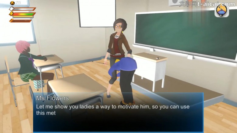 3D游戏动画-奴隶校园！被女生和老师当狗玩弄的校园生活RPG！O-200831-11