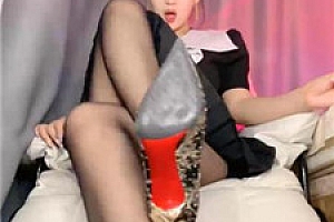 【潘妮女王】模拟绿龟仄足胶狂榨 JS240803-9