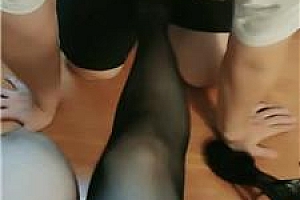 【冰女王艾斯】性感女神黑丝高跟狂舔虐 JS240826-14