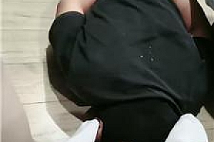 【丝丝女王】反绑白棉袜脚踩贱奴 JS240923-21