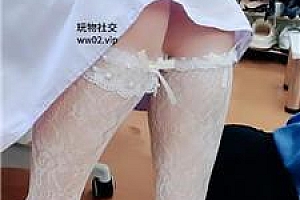 【拽拽】藤条威胁哥哥舔镂空白网袜 JS241001-8