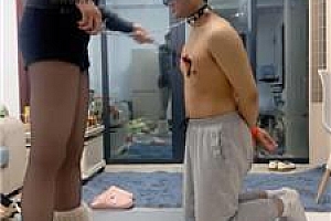 【长沙俱乐部】反绑男友强制做奴/开发圣水 JS241229-40