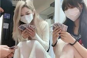【鹿可】姐妹花S-打牌输了被惩罚【双视角版】 bf48743