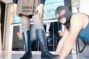 【李老师】长靴全体重碾压踩 bf49617