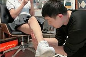 【苒溪】沉浸式-舔肉丝脚/强制闻鞋 JS250224-20