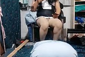 【伪娘和人妻】恋足调蓬头垢面的狗 JS250302-19