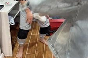 【白兔】抽耳光/舔脏鞋底/踩踏 JS250308-5