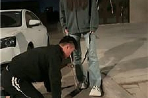 【西彤】户外强制虐狗-重度鞭打 bf53270