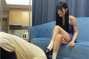 【婉纱】近距离-清理脏皮鞋白袜 bf54181