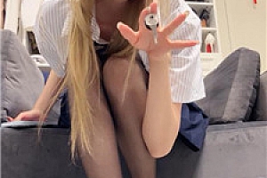 【酒鸽】制服jk黑丝高跟    250527-4