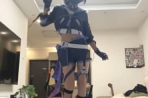 【雅泫】cos银狼踩玩女地毯 YC-241023-4