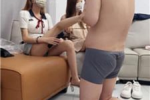 【妙妙】双S-舔不干净鞋袜就挨抽【双视角版】 JS250729-26