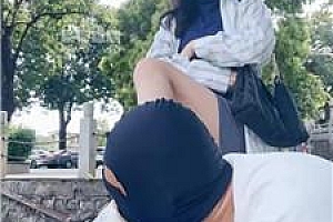 【香芋朱朱】户外公开处刑废物家奴 JS250706-46