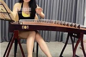【琴月】古筝女神S-脚下情侣奴 JS250706-28