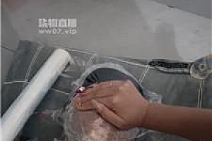 【汐汐】保鲜膜捆绑纹身大哥虐打 JS250704-51