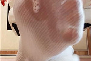 【姜琦琦】小白鞋冰冰袜    250904-13