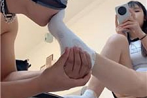 【苏西】沉浸式-品尝白棉袜玉足 JS250814-7